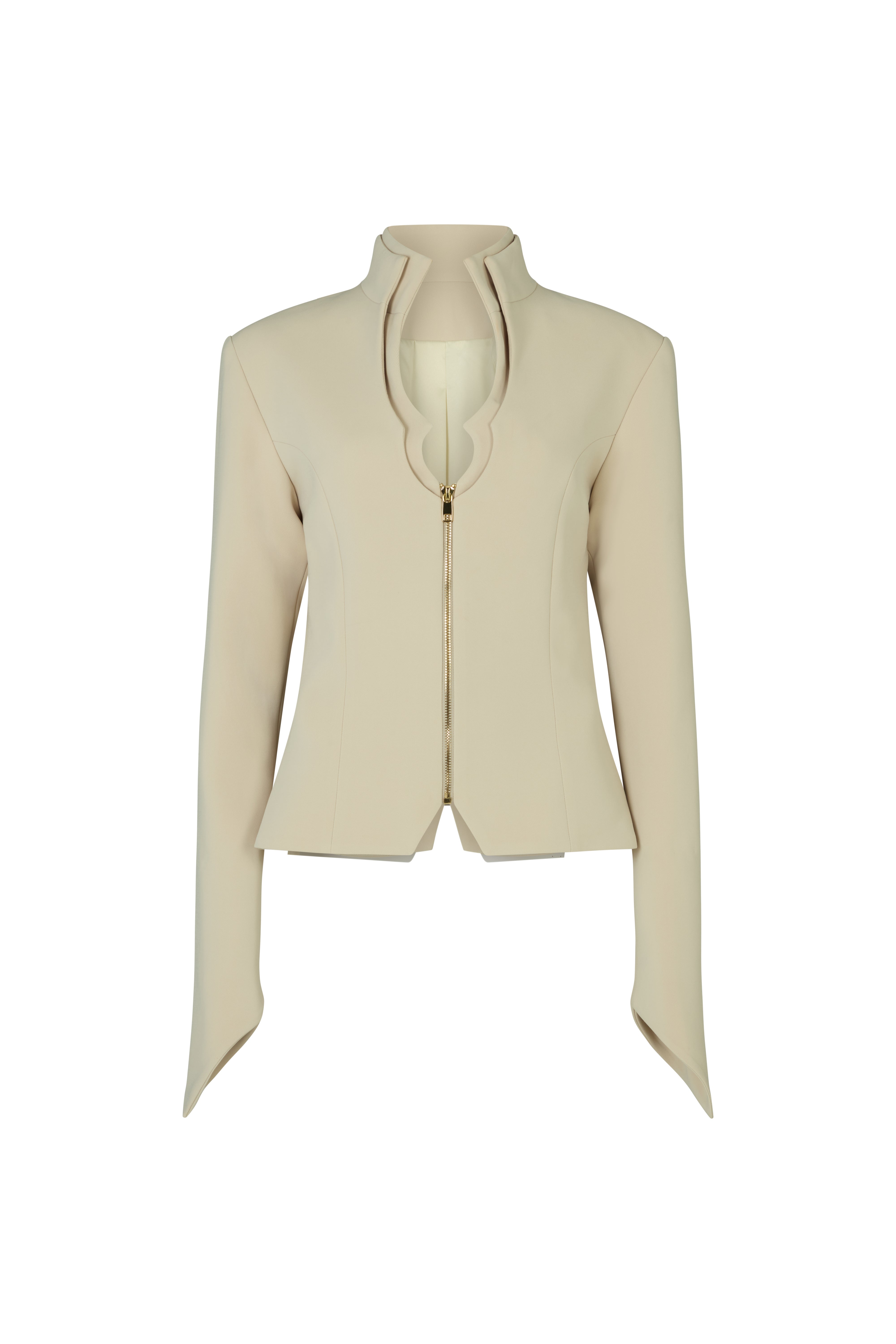 Sculpted Glass Blazer