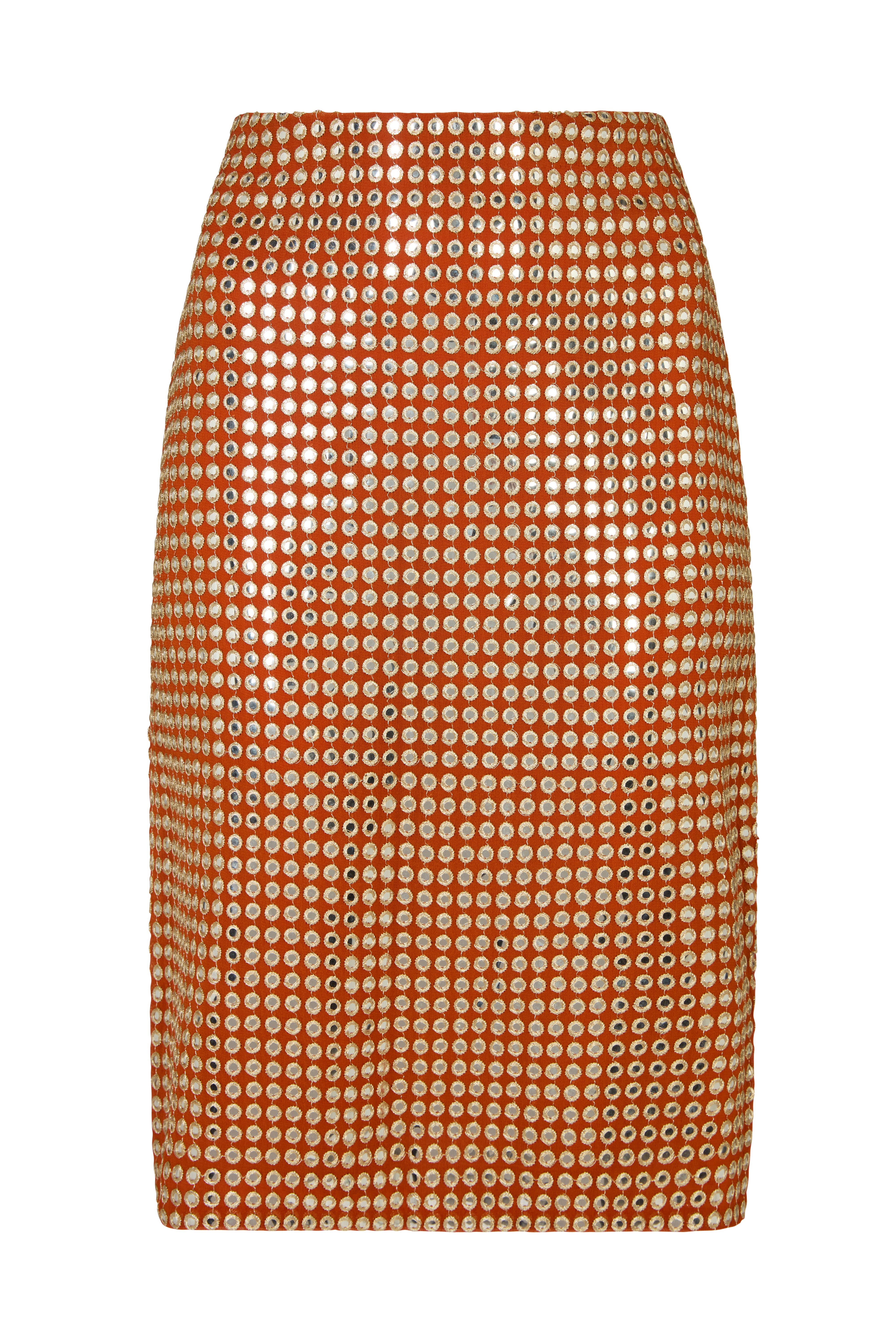 Mirror Midi Skirt