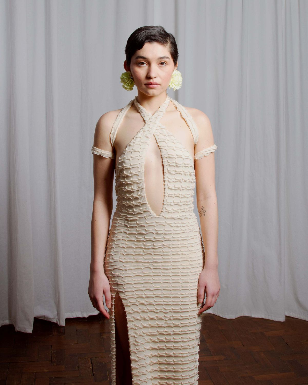 A Queen's Choice Dress in Ivory
