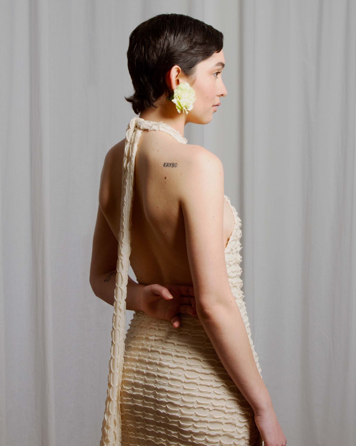 A Queen's Choice Dress in Ivory
