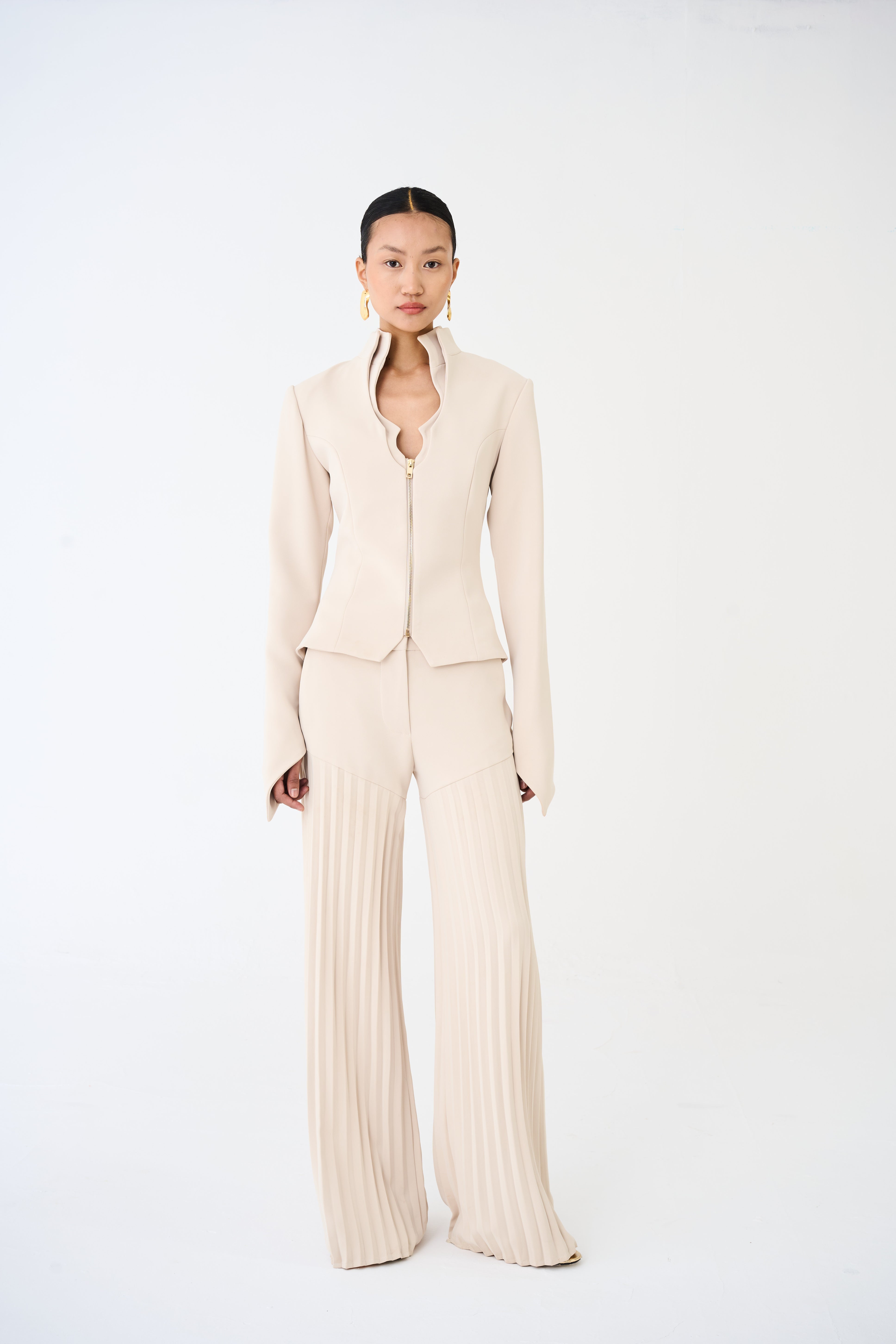 Sculpted Glass Blazer