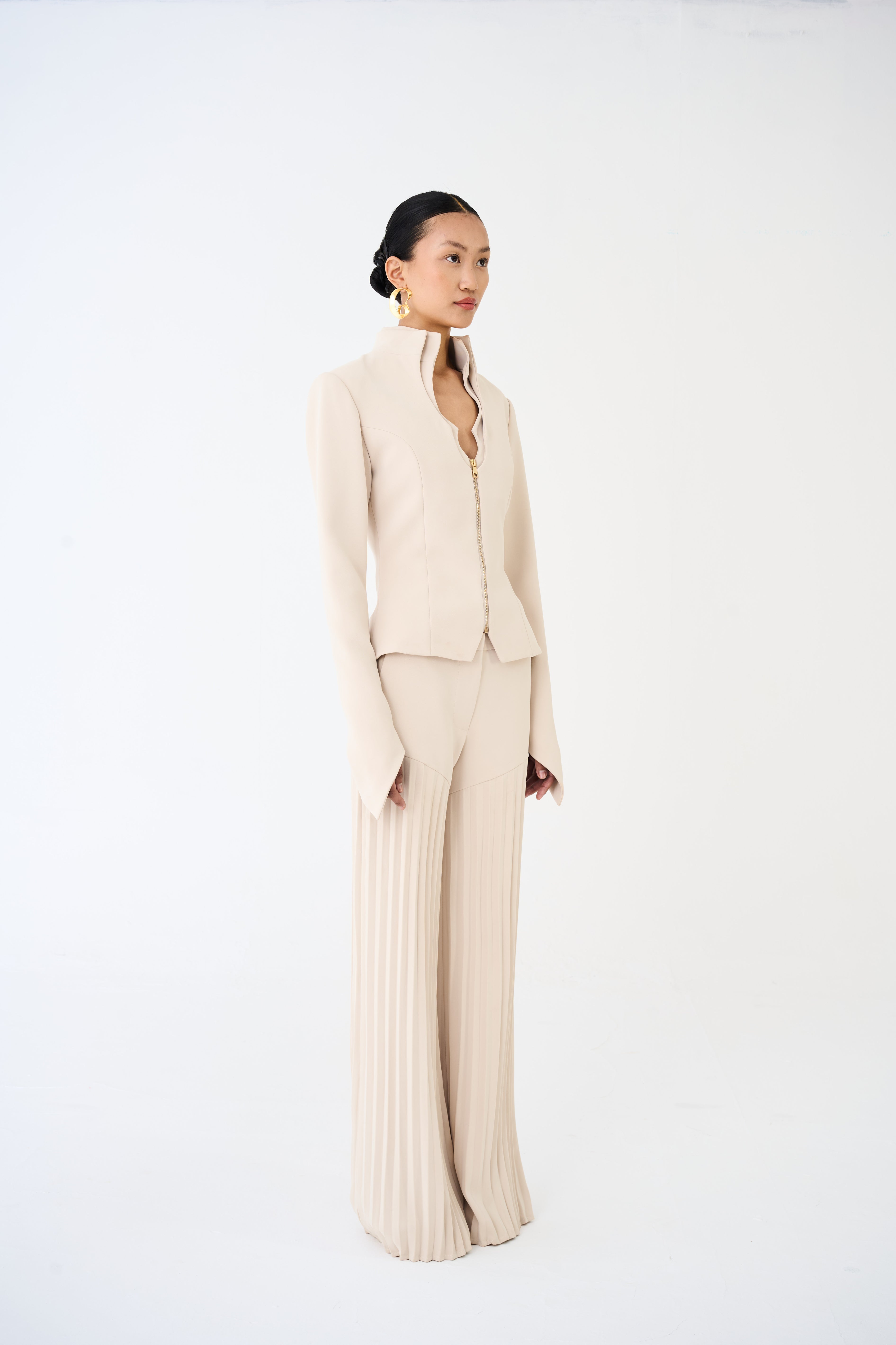 Sculpted Glass Blazer