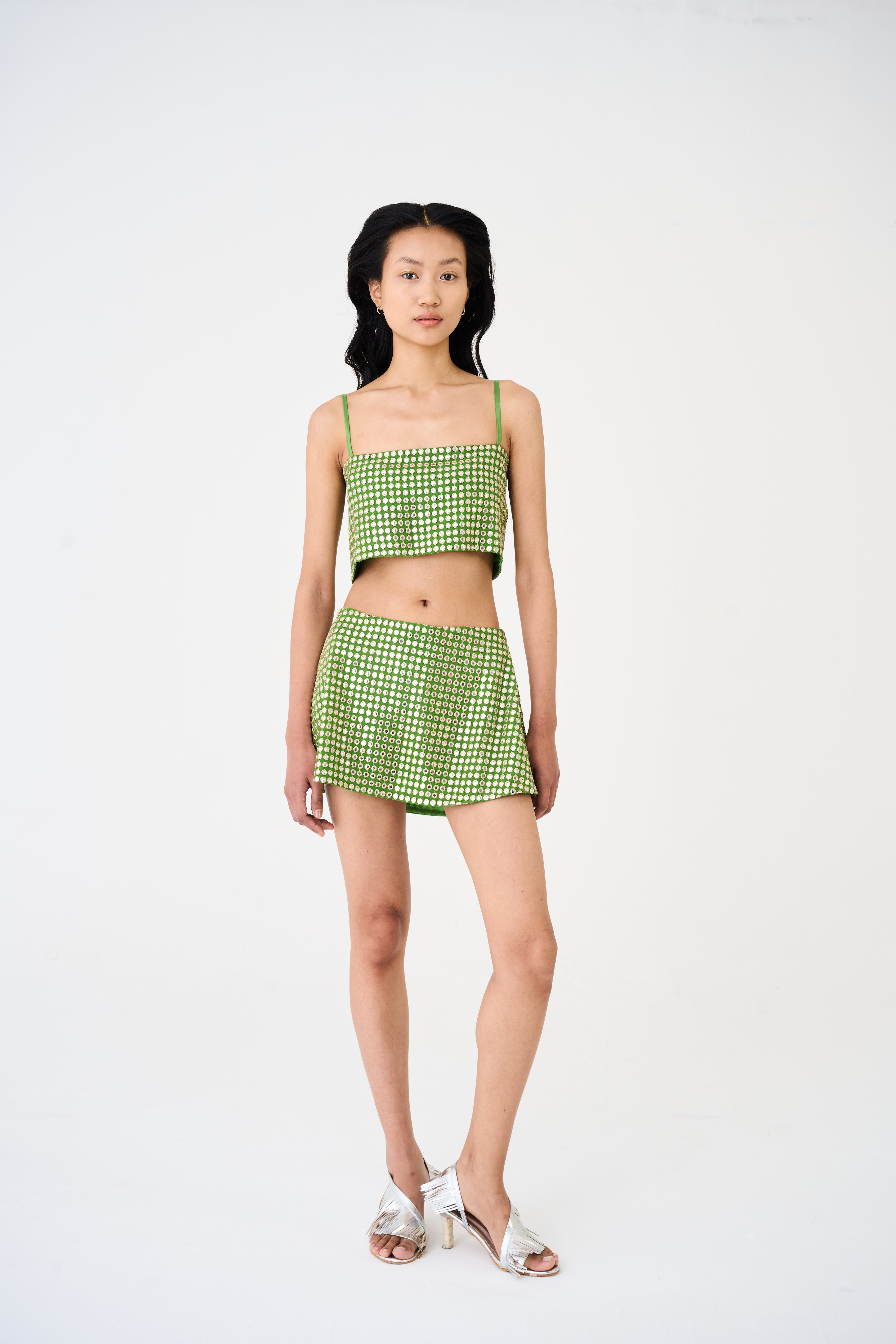Mirror Mini Skirt