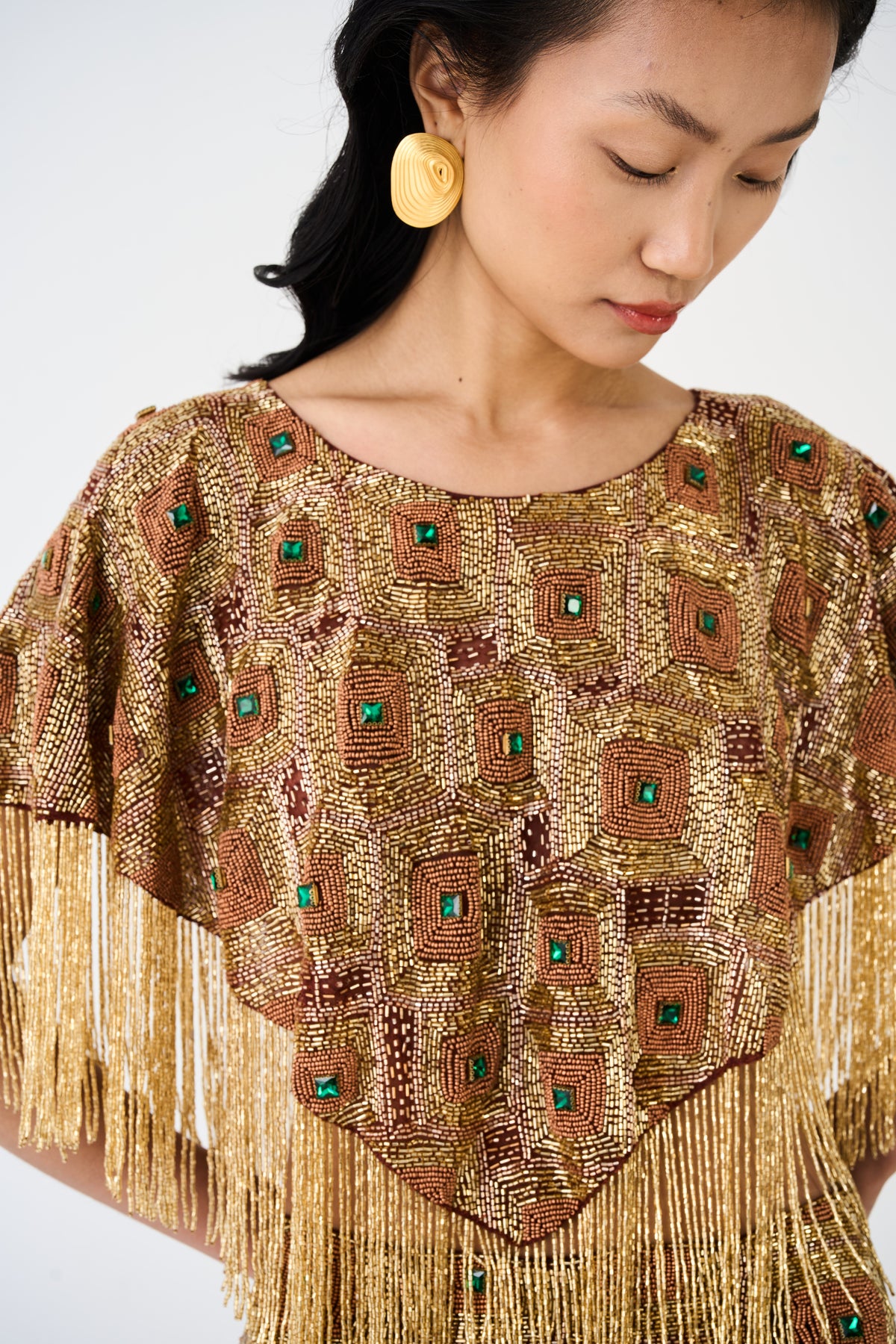 Gilded Mosaic Poncho